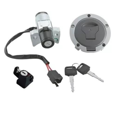 Chave Ignição Kit com Trava Guidão e Tanque Tanque Fan 125 14-15 / Cargo 125 14-15