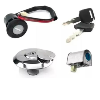 Chave Ignição Kit com Trava e Tampa Tanque Fan 125 09-13