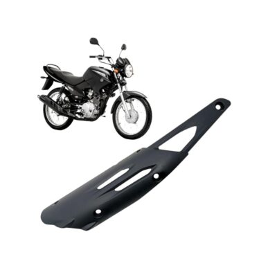 Protetor De Escapamento Preto Fosco Factor125 12-13