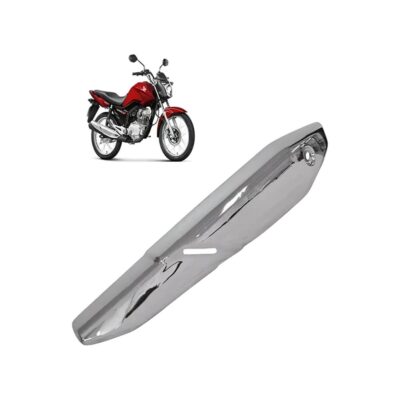 Protetor De Escapamento Cromado Fan150 14-15/ Titan150 14-15