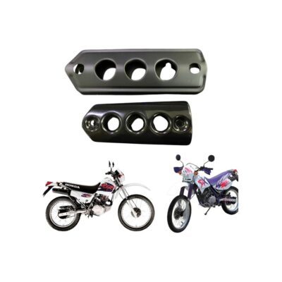 Protetor De Escapamento Preto Cr 200R 94-02/Xrl125 97-02