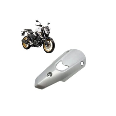 Protetor De Escapamento Prata Fazer250 18-24