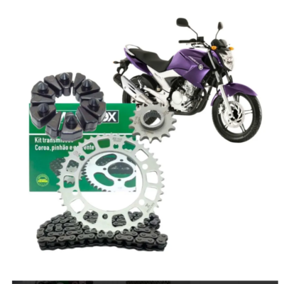 kit Transmissão c Retentor + Bucha da Coroa - Fazer 250 06-17