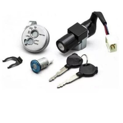Chave Ignição Kit com Trava Guidão e Trava Banco Biz 125 ES/KS 09-15 / EX 09