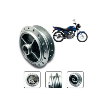 Cubo Da Roda Traseira Com Rolamento E Espaçador Titan150