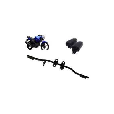 Estribo Macico Dianteiro Com Borracha Fazer150 14-15/Factor