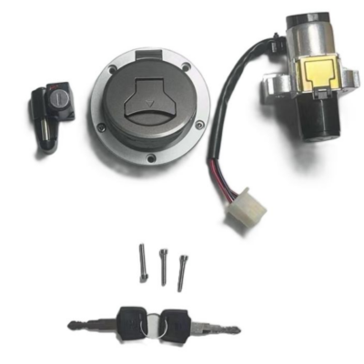 Chave Ignição Kit com Trava Capacete e Tampa Tanque Bros 160 Flex 15-17 / EDD 16-17