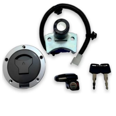 Chave Ignição Kit com Trava Capacete e Tampa Tanque XRE 190A 16-23